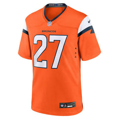 NFL Denver Broncos Damarri Mathis Team Game Jersey