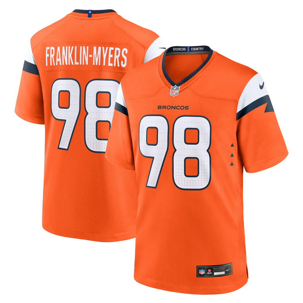 NFL Denver Broncos John Franklin-Myers Team Game Jersey