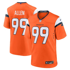 NFL Denver Broncos Zach Allen Team Game Jersey