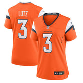 NFL Denver Broncos Wil Lutz Women's Team Game Jersey