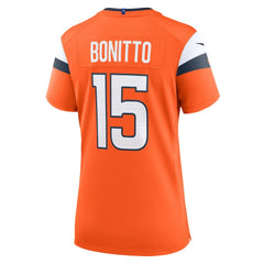 NFL Denver Broncos Nik Bonitto Women's Team Game Jersey
