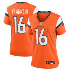 NFL Denver Broncos Troy Franklin Women's Team Game Jersey
