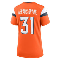 NFL Denver Broncos Kris Abrams-Draine Women's Team Game Jersey