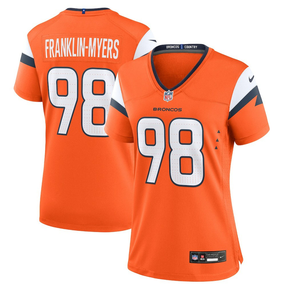NFL Denver Broncos John Franklin-Myers Women's Team Game Jersey