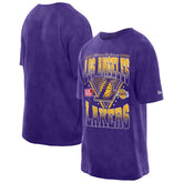 Los Angeles Lakers Old School Sport Vintage Wash T-Shirt - Purple | New Era outlet