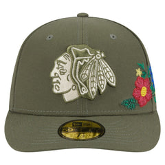 Chicago Blackhawks New Era Tonal Florals 59FIFTY Fitted Hat