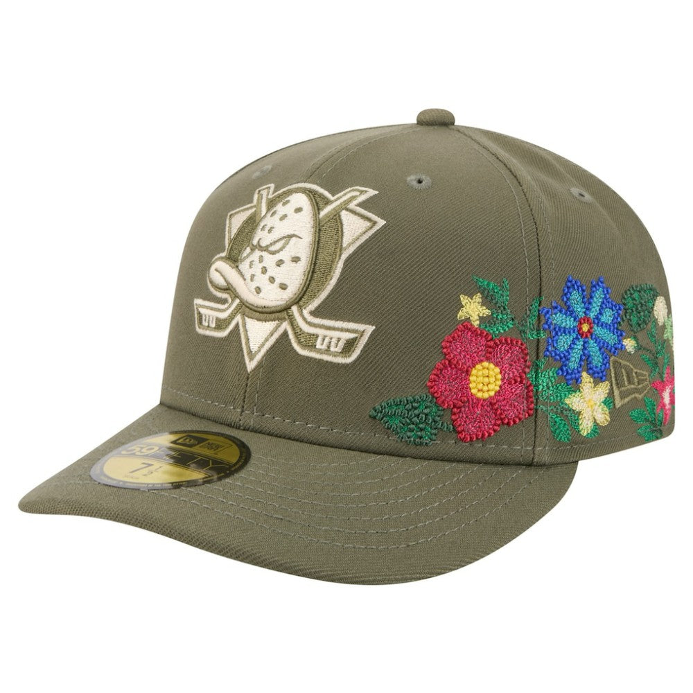 Anaheim Ducks New Era Tonal Florals 59FIFTY Fitted Hat