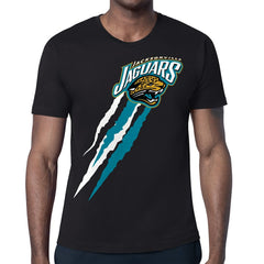NFL Jacksonville Jaguars Starter Retro Team Logo Color Scratch T-Shirt