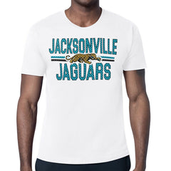 NFL Jacksonville Jaguars Starter Mesh Look Retro Team Logo T-Shirt