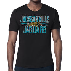 NFL Jacksonville Jaguars Starter Mesh Look Retro Team Logo T-Shirt