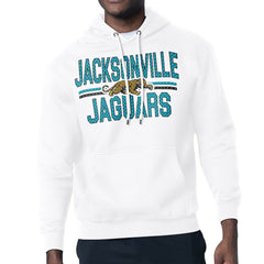 NFL Jacksonville Jaguars Starter Mesh Look Retro Team Logo Pullover Hoodie