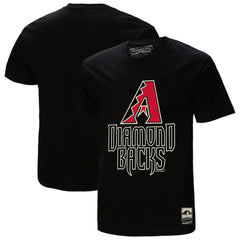 Arizona Diamondbacks Cooperstown Collection Logo T-Shirt - Black | Mitchell & Ness