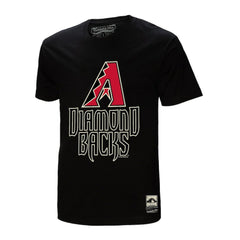 Arizona Diamondbacks Cooperstown Collection Logo T-Shirt - Black | Mitchell & Ness