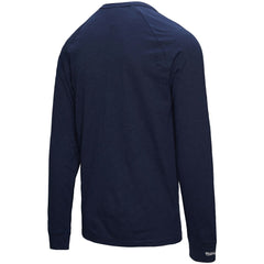 Minnesota Twins Arched Logo Slub Long Sleeve T-Shirt - Navy | Mitchell & Ness