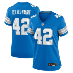 NFL Detroit Lions Jalen Reeves-Maybin Women's Team Game Jersey