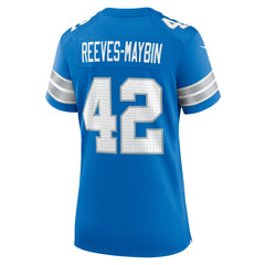 NFL Detroit Lions Jalen Reeves-Maybin Women's Team Game Jersey