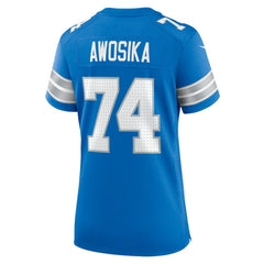 NFL Detroit Lions Kayode Awosika Women's Team Game Jersey