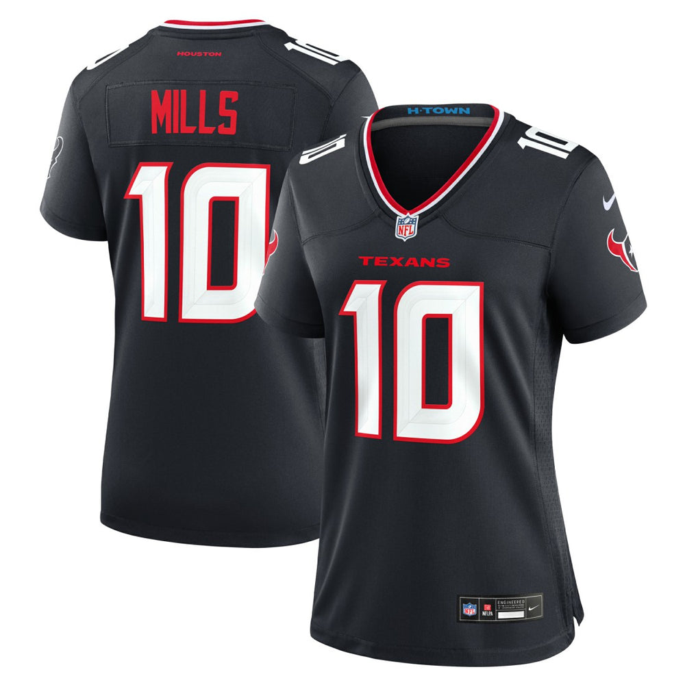 NFL Houston Texans Davis Mills Women's Team Game Jersey