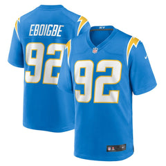 NFL Los Angeles Chargers Justin Eboigbe Team Game Jersey