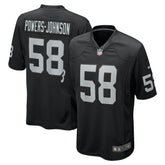 NFL Las Vegas Raiders Jackson Powers-Johnson Team Game Jersey