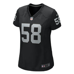 NFL Las Vegas Raiders Jackson Powers-Johnson Women's Game Jersey