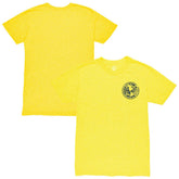 Club America 1863FC Left Mono Badge Vintage Tri-Blend T-Shirt / Soccer Outlet