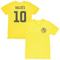 Diego Valdés Club America 1863FC Vintage Player Name & Number Tri-blend T-Shirt / Soccer Hot sale