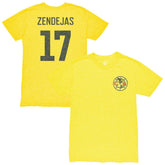 Alejandro Zendejas Club America 1863FC Vintage Player Name & Number Tri-blend T-Shirt / Soccer New