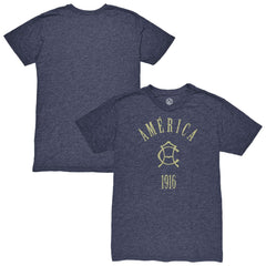 Club America 1863FC Team Arch Vintage Tri-Blend T-Shirt / Soccer On sale