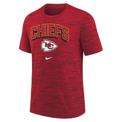 NFL Kansas City Chiefs Youth Sideline Velocity Performance T-Shirt