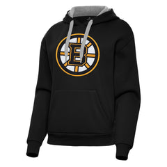 Boston Bruins Antigua Women's Victory Pullover Hoodie