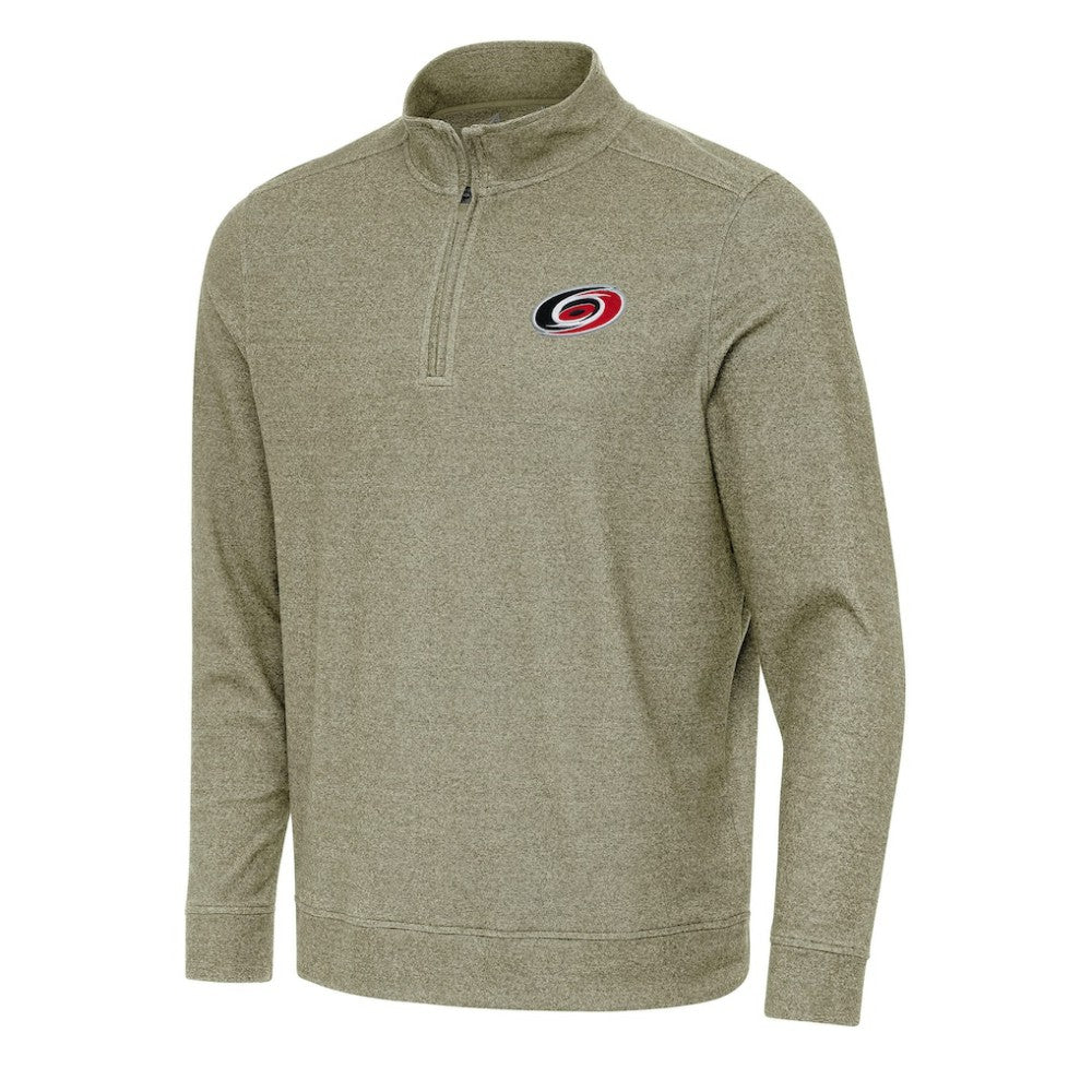 Carolina Hurricanes Antigua Subtle Quarter-Zip Sweatshirt