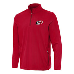 Carolina Hurricanes Antigua Perilous Quarter-Zip Sweatshirt