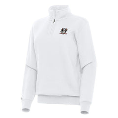 Anaheim Ducks Antigua Women's Victory Quarter-Zip Sweatshirt