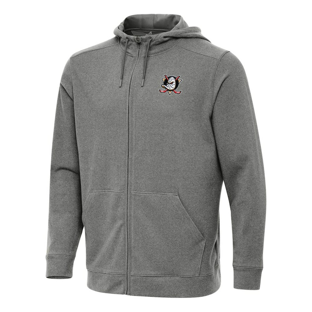 Anaheim Ducks Antigua Effortless Full-Zip Hoodie Jacket