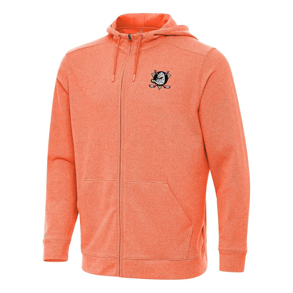 Anaheim Ducks Antigua Effortless Full-Zip Hoodie Jacket