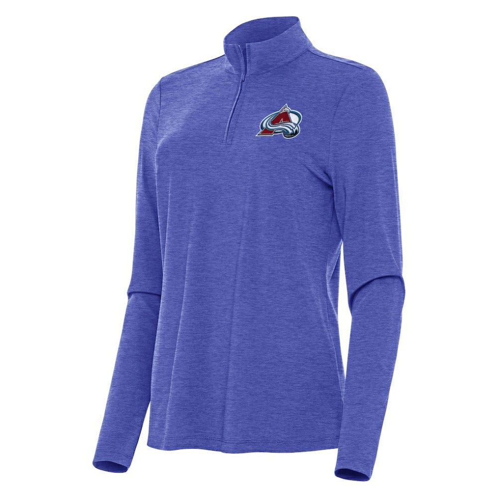 Colorado Avalanche Antigua Women's Bright Quarter-Zip Top