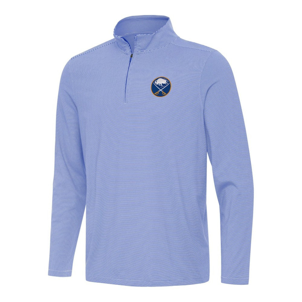 Buffalo Sabres Antigua Twine Quarter-Zip Top