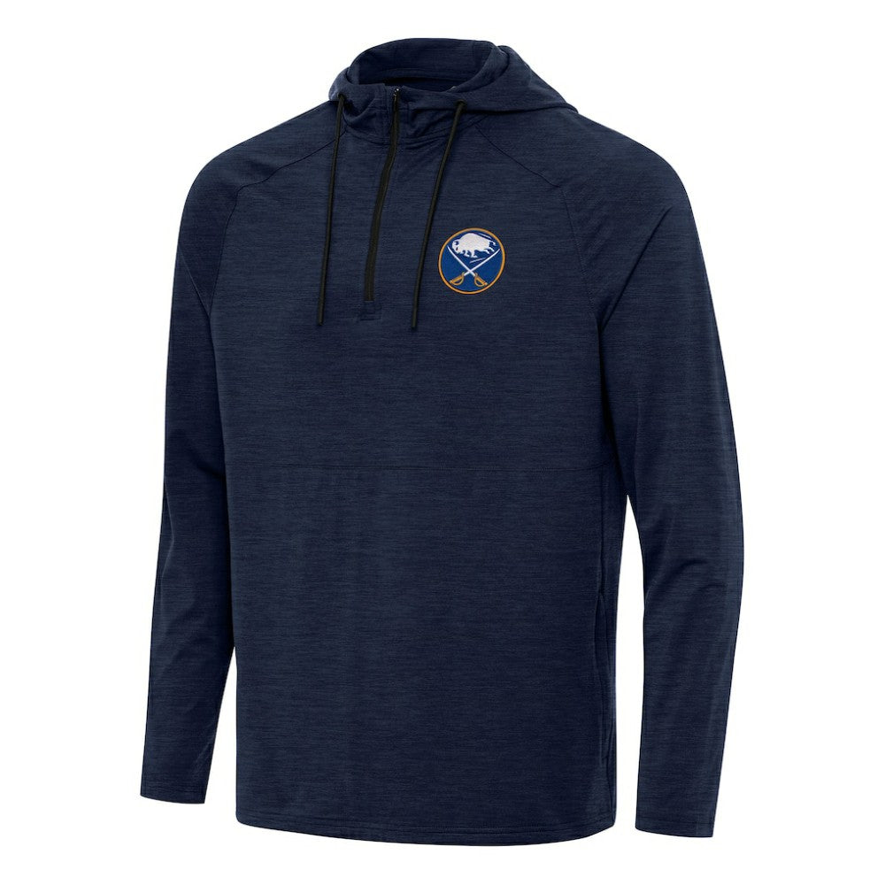 Buffalo Sabres Antigua Spikes Quarter-Zip Hoodie