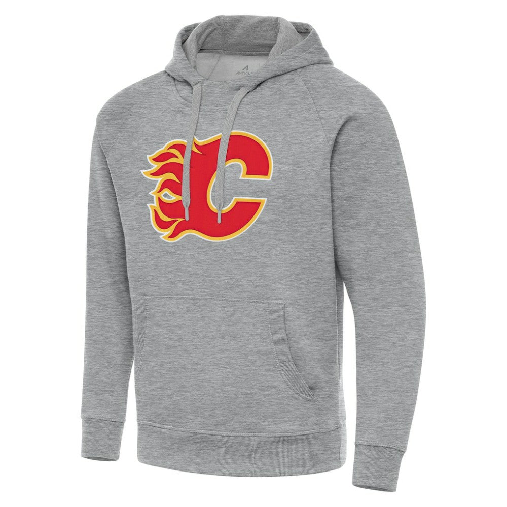 Calgary Flames Antigua Big & Tall Victory Pullover Hoodie