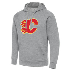 Calgary Flames Antigua Big & Tall Victory Pullover Hoodie