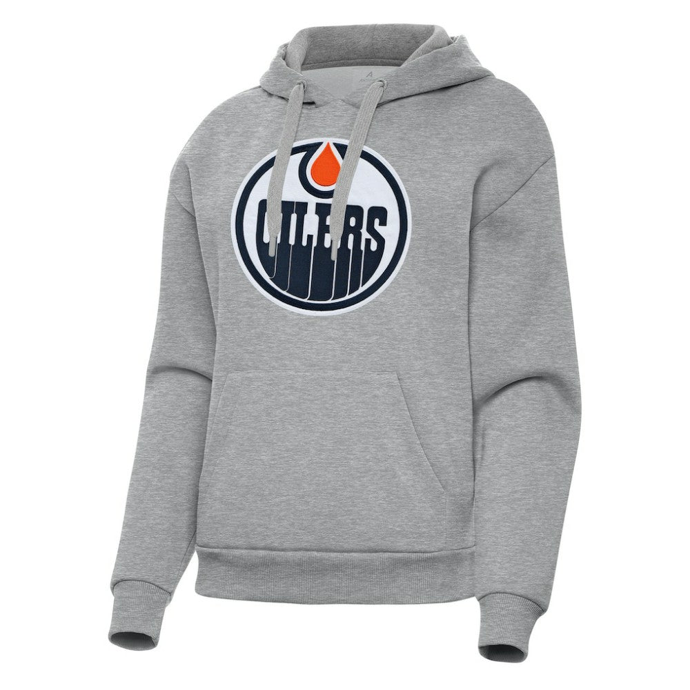 Edmonton Oilers Antigua Women's Victory Pullover Hoodie