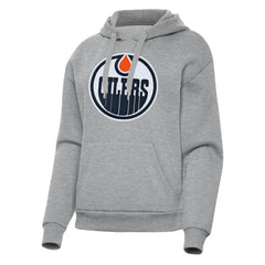 Edmonton Oilers Antigua Women's Victory Pullover Hoodie