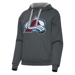 Colorado Avalanche Antigua Women's Victory Pullover Hoodie