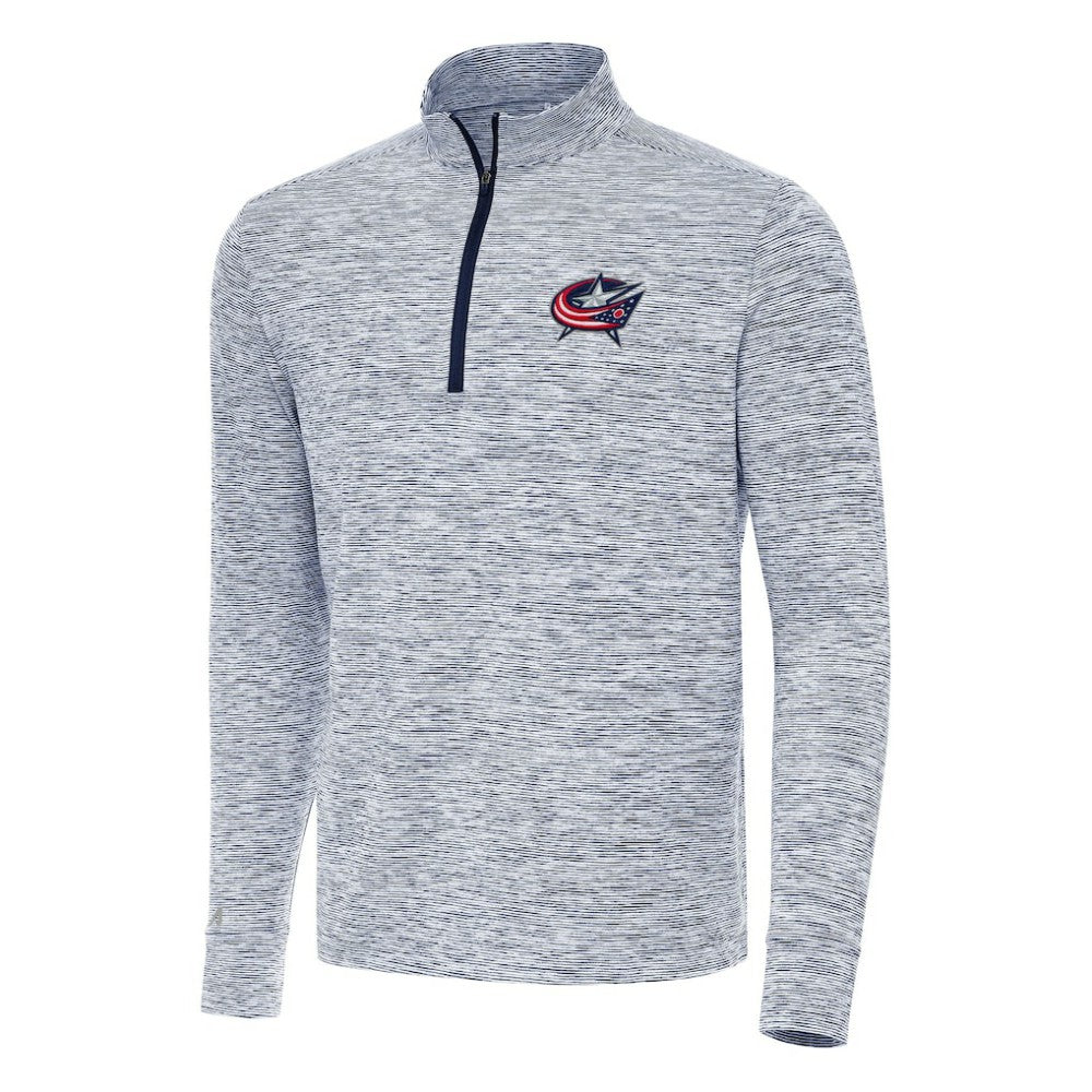 Columbus Blue Jackets Antigua Cause Quarter-Zip Top