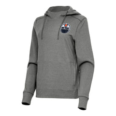 Edmonton Oilers Antigua Women's Justice Pullover Hoodie