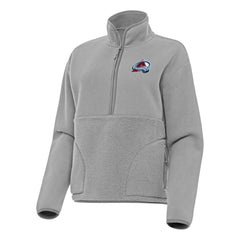 Colorado Avalanche Antigua Women's Figure Half-Zip Pullover Sweatshirt