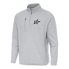 Dallas Stars Antigua Certain Quarter-Zip Tri-Blend Sweatshirt