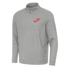Detroit Red Wings Antigua Subtle Quarter-Zip Sweatshirt