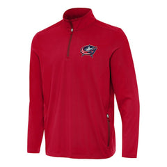 Columbus Blue Jackets Antigua Perilous Quarter-Zip Sweatshirt
